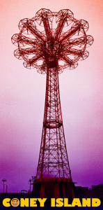 Coney Island Parachute Jump Poster