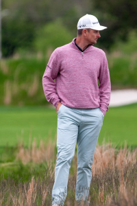 Justin Rose side glance