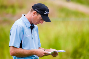 Jim Furyk Checking Yardage Jim Furyk Checking Yardage